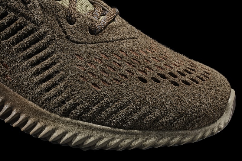 adidas alphabounce Suede Khaki Olive Footwear Shoes Sneakers 2017 July