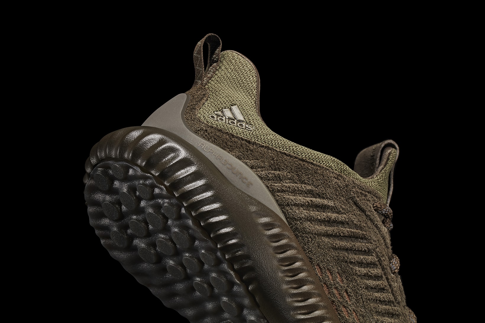 adidas alphabounce Suede Khaki Olive Footwear Shoes Sneakers 2017 July