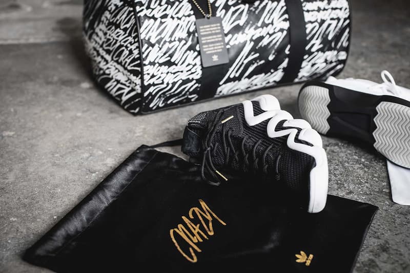 adidas Crazy 8 ADV Crazy 1 ADV Duffle Bag Gold Bracelet close up