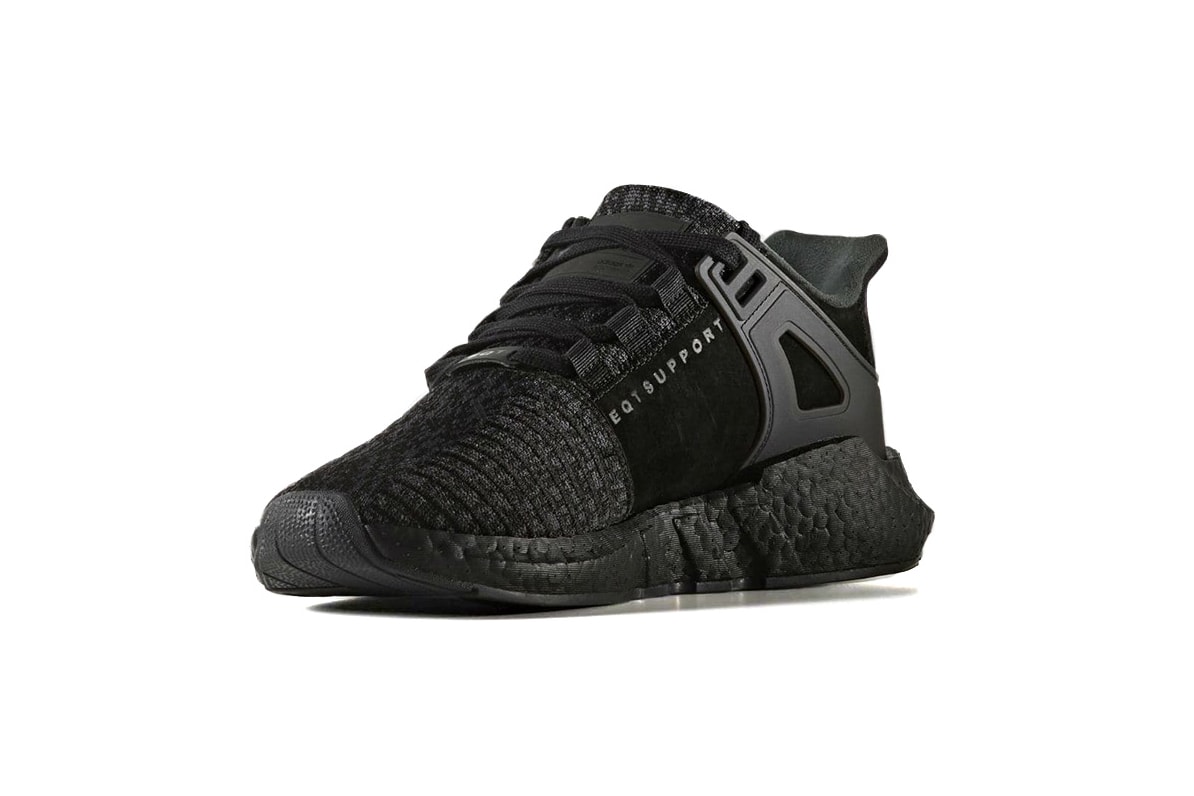adidas EQT Support 93 17 BOOST Black Friday Triple Black Core Black