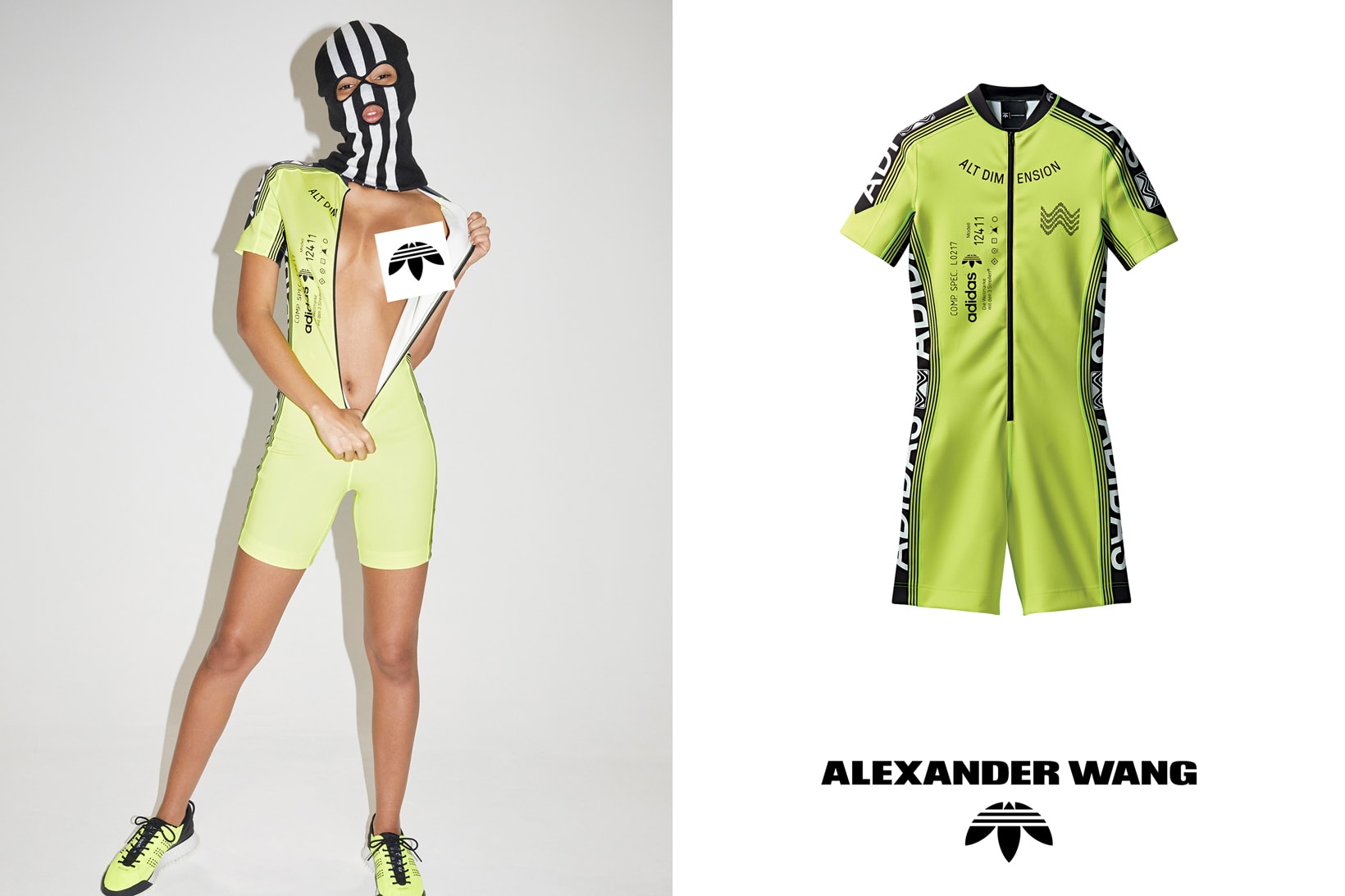 adidas Originals Alexander Wang Season 2 Drop 1 Bicycle Cycling Rave Neon Green Black Bike Messenger