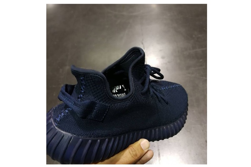 adidas Originals YEEZY BOOST 350 V2 Midnight Blue Orange Ochre Sample