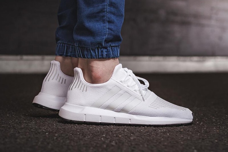 adidas Swift Run Crystal White Sneakers Shoes Footwear 2017 July 27 Release Date Info
