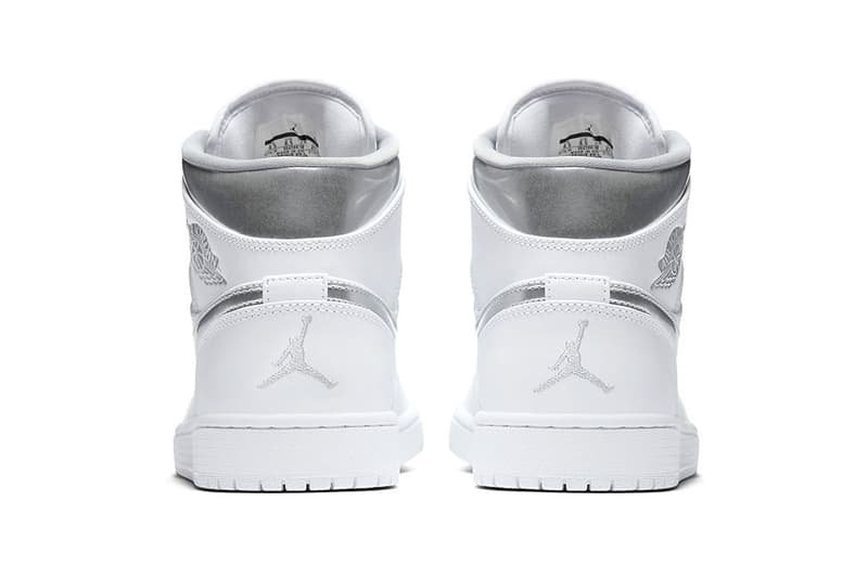 Air Jordan 1 Mid Metallic Silver