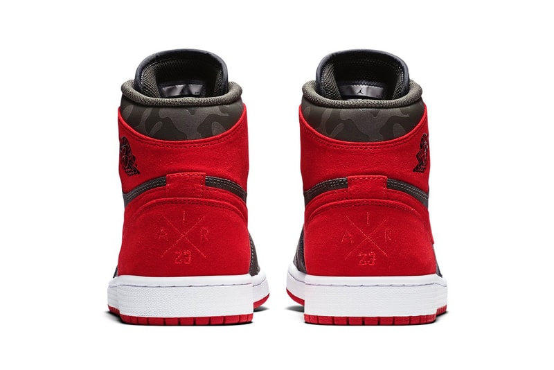 Air Jordan 1 Retro High River Rock Nike Jordan Brand 3M Reflective Footwear Sneaker Shoes