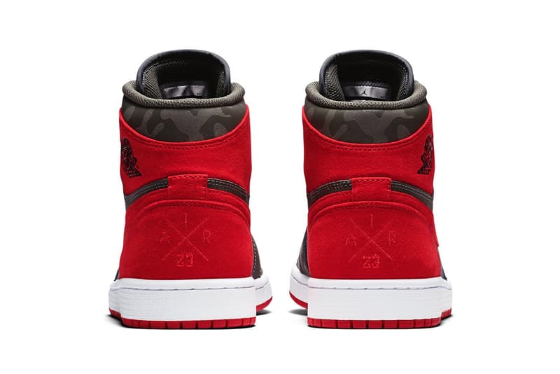 Air Jordan 1 Retro High River Rock Nike Jordan Brand 3M Reflective Footwear Sneaker Shoes