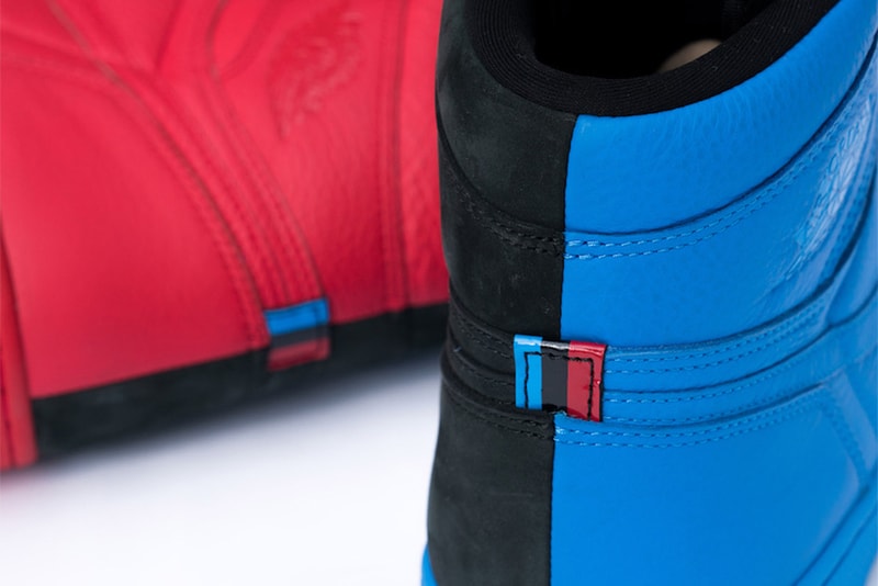Air Jordan 1 Retro High OG Quai 54 Friends Family sneaker sneakers shoes shoe kicks paris blue black red