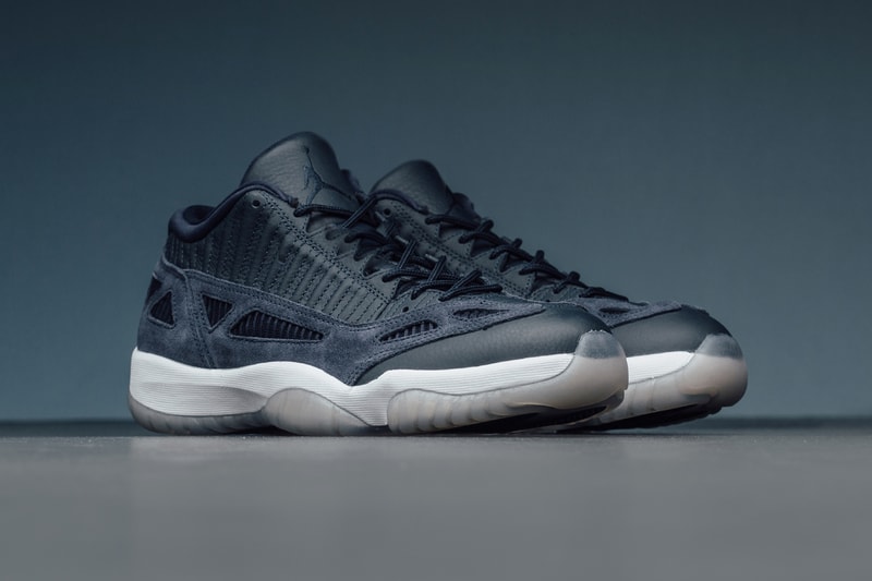 Air Jordan 11 Low IE Obsidian Brand Michael Sneakers Shoes Footwear 2017 July 29 Release Date Info