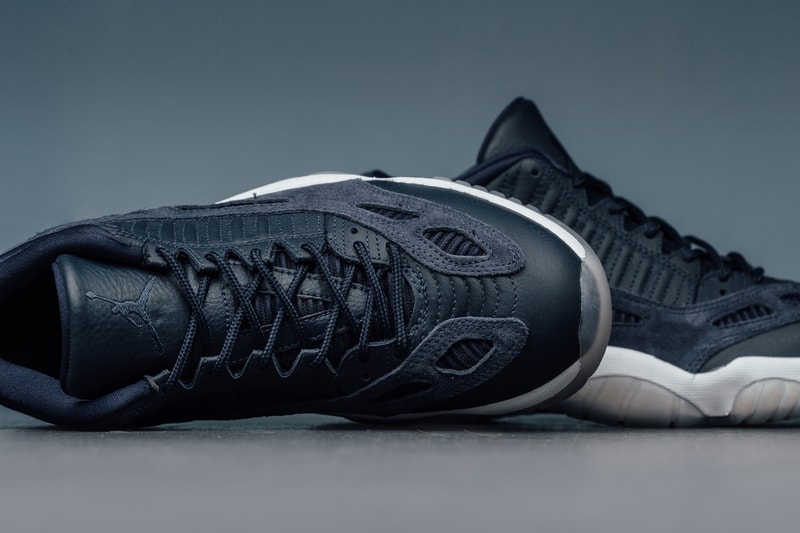Air Jordan 11 Low IE Obsidian Brand Michael Sneakers Shoes Footwear 2017 July 29 Release Date Info