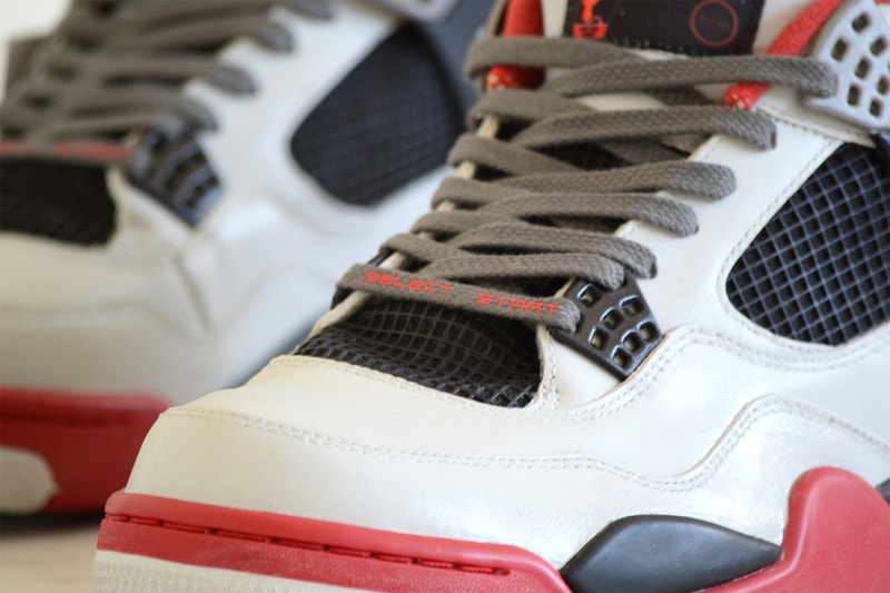 Air Jordan 4 NES Custom FreakerSNEAKS Nintendo Entertainment System Footwear Shoes Sneakers Super Mario Bros Duck Hunt
