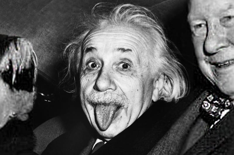 Iconic Photo of Einstein Sticking His Tongue out Sold for $125,000 USD