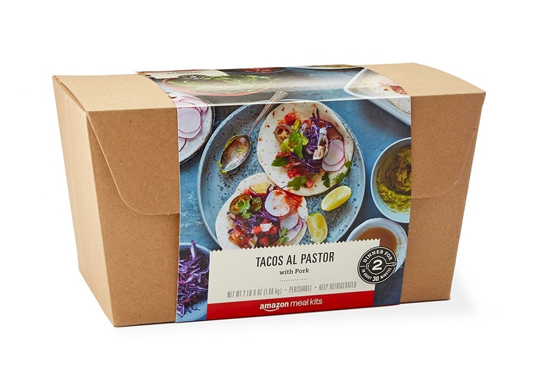 Amazon Prepackaged Meal Kits