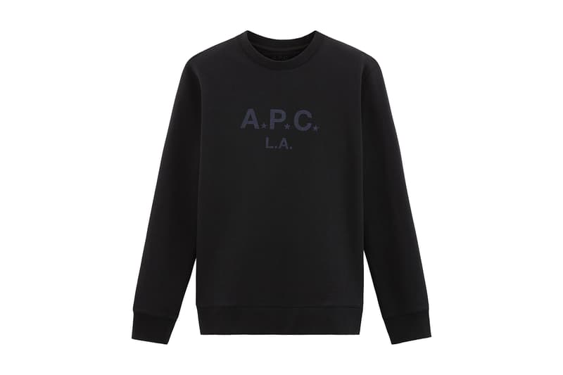 APC 2017 Fall Winter Los Angeles Capsule Collection Downtown LA Silver Lake Melrose Place White Black T Shirt Hoodie Sweatshirt