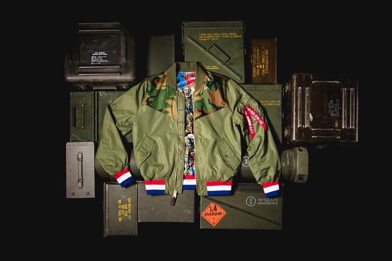 BAIT Alpha Industries Hasbro GI Joe L 2B Flight Jacket Duke Collectible Figure 2017 July San Diego Comic Con