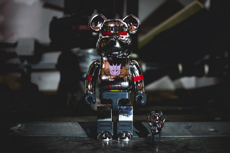 BAIT Transformers Medicom Toy Megatron 100 400 Bearbrick Set San Diego Comic Con 2017 Exclusive