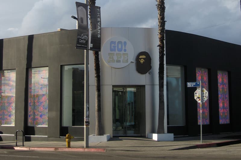 BAPE Los Angeles LA APE CAMO City of Angeles Melrose Ave