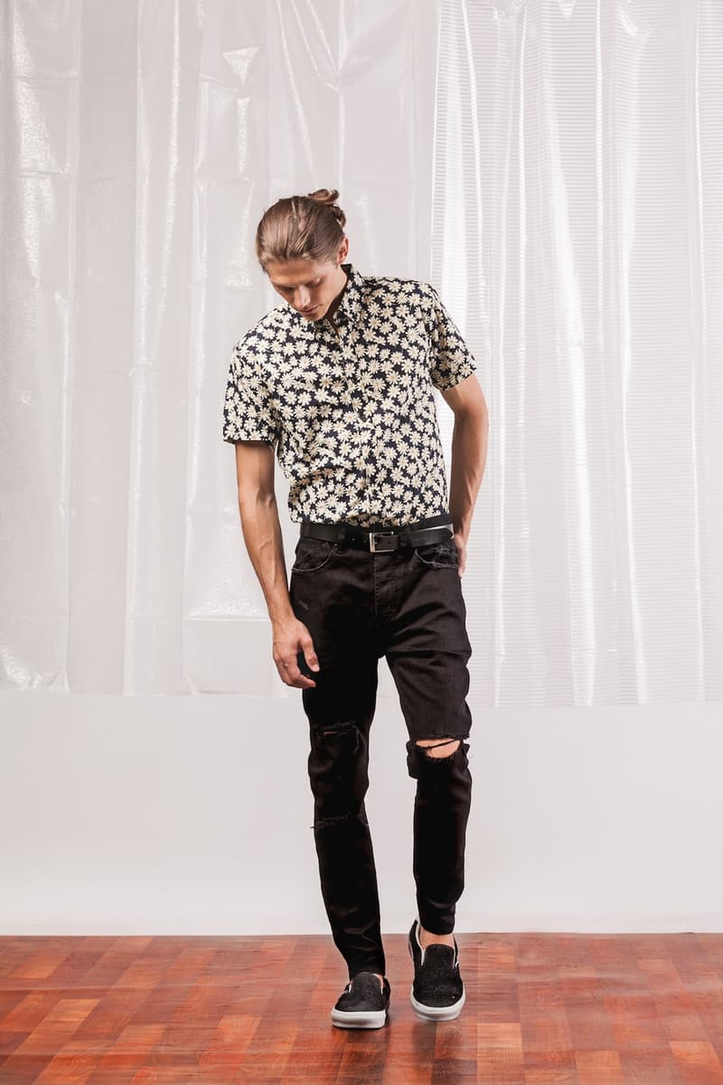 Black Cat Club Publish 2017 Summer Barber Shop Collaboration T Shirt Short Jogger Pants