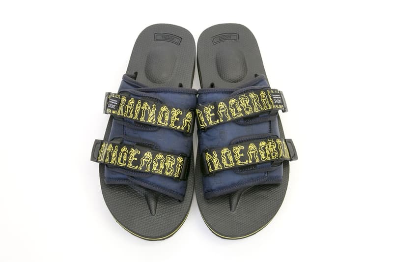 Brain Dead SUICOKE KISEE MOTO Sandals Blue Yellow Summer