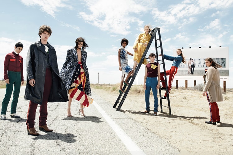 Calvin Klein Travels to a Desolate Desert Highway for Its 2017 Fall/Winter Campaign