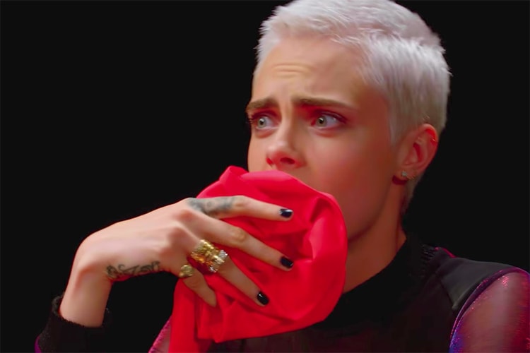 Watch Cara Delevingne's Lips Go Numb in the Latest 'Hot Ones' Episode