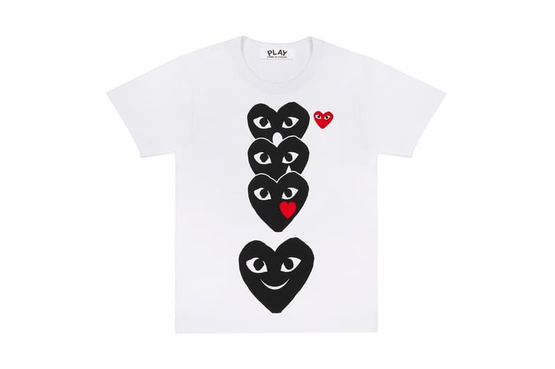 Comme Des Garcons Play Emoji T Shirt Collection Hypebeast