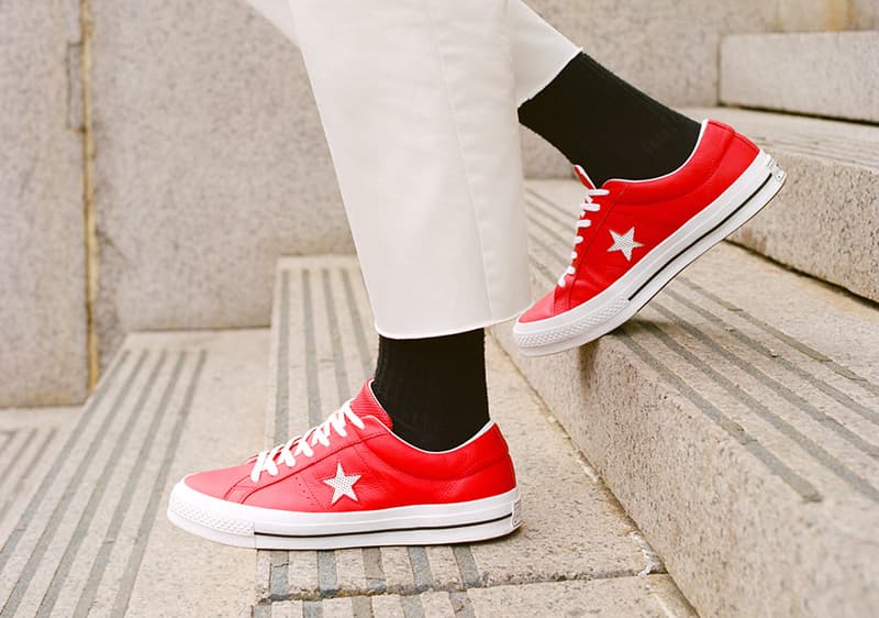 Converse One Star Perforated Leather