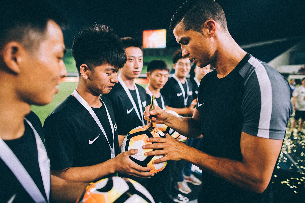 Cristiano Ronaldo Journeys to Shanghai and Beijing for His First Individual Nike CR7 Tour CSL