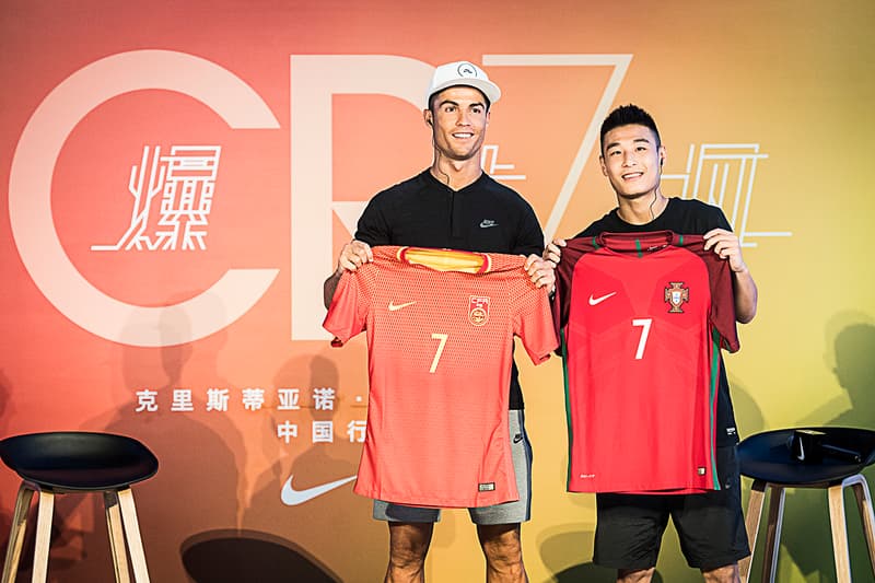 Cristiano Ronaldo Journeys to Shanghai and Beijing for His First Individual Nike CR7 Tour CSL