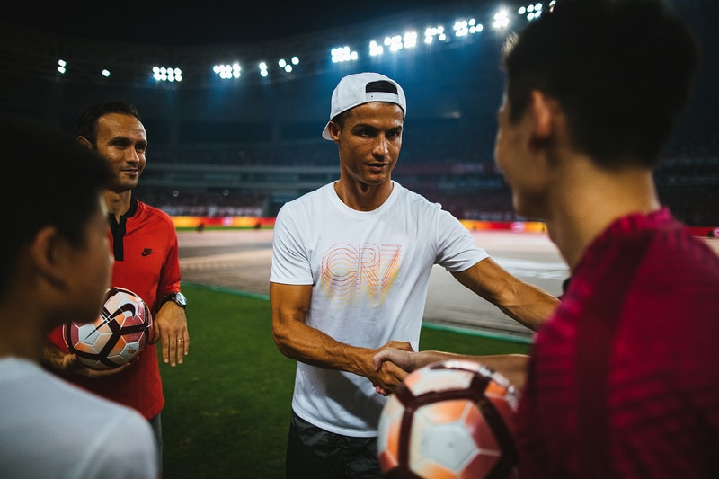 Cristiano Ronaldo Journeys to Shanghai and Beijing for His First Individual Nike CR7 Tour CSL