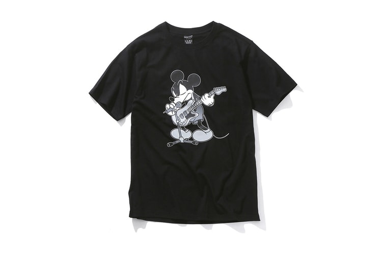 NUMBER (N)INE Continues With Mickey Mouse's Rockstar Persona for New Disney T-Shirts