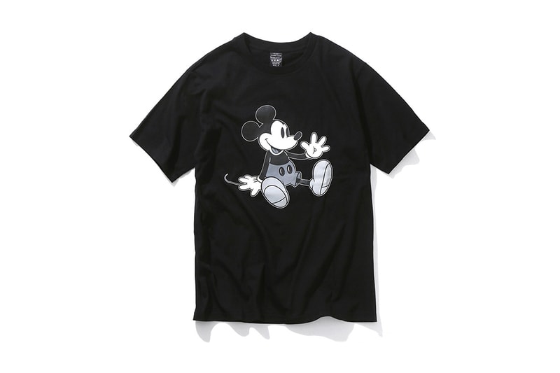 Disney number nine Mickey Mouse T Shirts Tees Black White Guitar 2017 Summer July Release