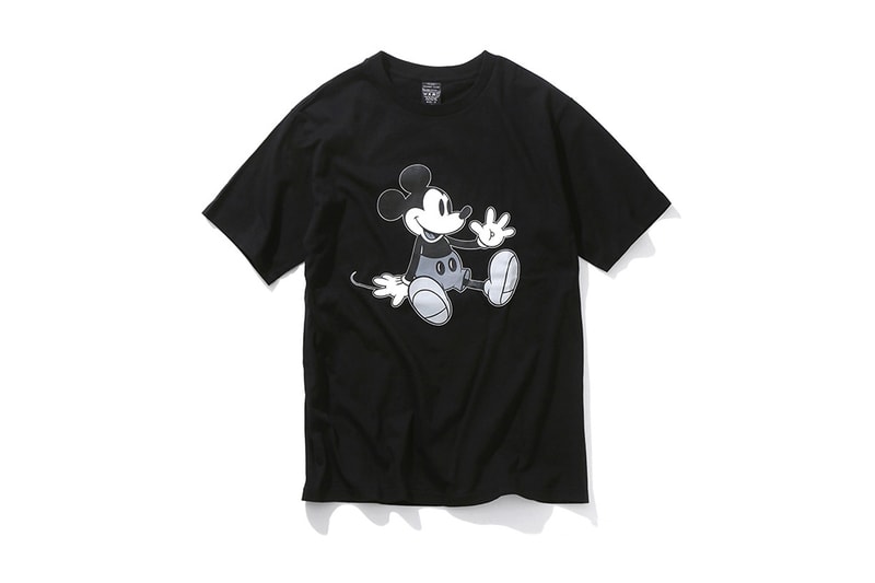 Disney number nine Mickey Mouse T Shirts Tees Black White Guitar 2017 Summer July Release