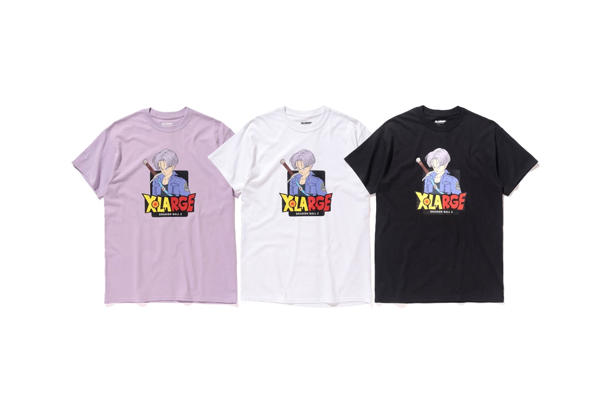 Dragon Ball Z XLARGE Future Trunks Vegeta Kid Buu Fashion Apparel T-Shirts Tees Clothing Anime 2017 summer capsule collection