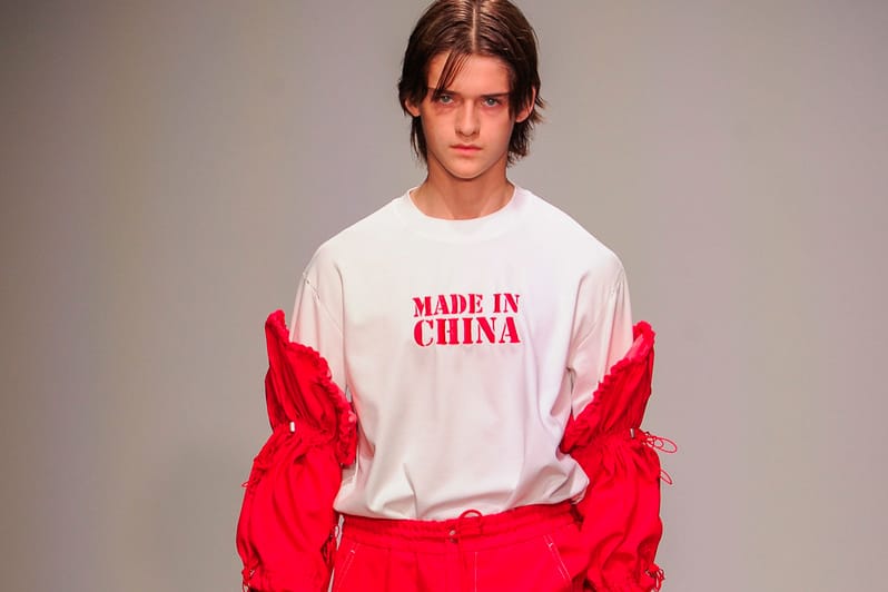 Feng Chen Wang Dismisses the Negative Connotations Around "Made in China" for 2018 Spring/Summer