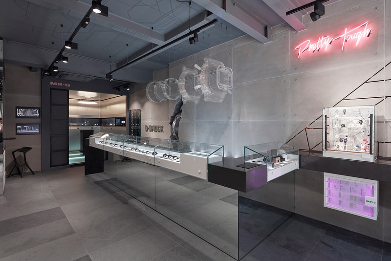 G SHOCK London Flagship Store shop Inside Interior Watches Casio Double Retail Carnaby street