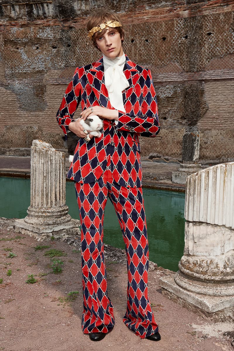 Gucci Cruise 2018 Collection Lookbook Menswear Renaissance rock n and roll