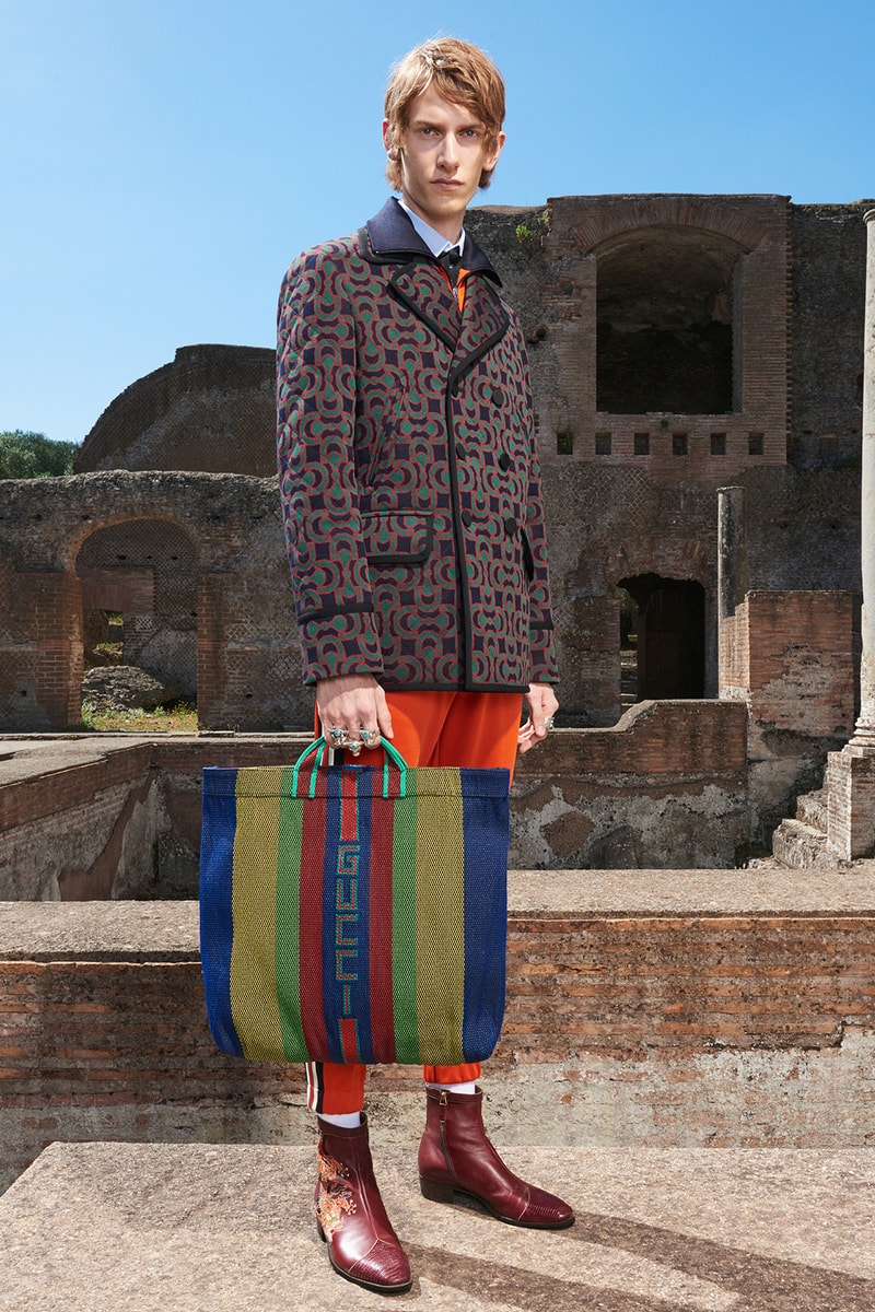 Gucci Cruise 2018 Collection Lookbook Menswear Renaissance rock n and roll