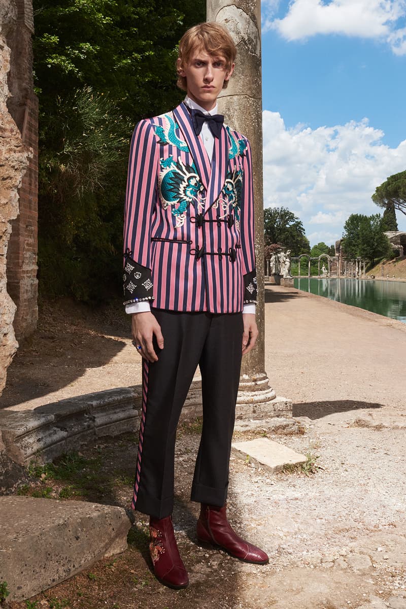 Gucci Cruise 2018 Collection Lookbook Menswear Renaissance rock n and roll