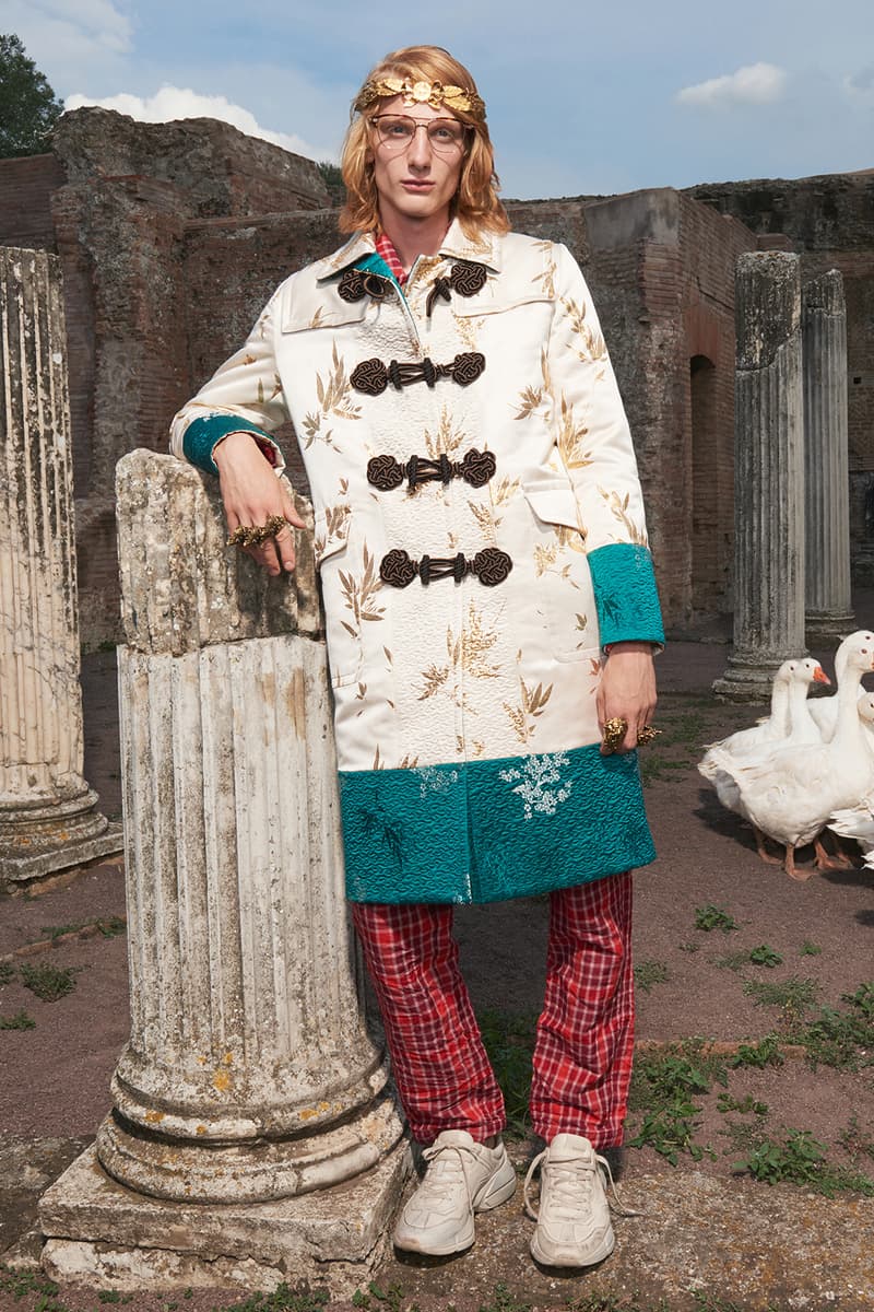 Gucci Cruise 2018 Collection Lookbook Menswear Renaissance rock n and roll