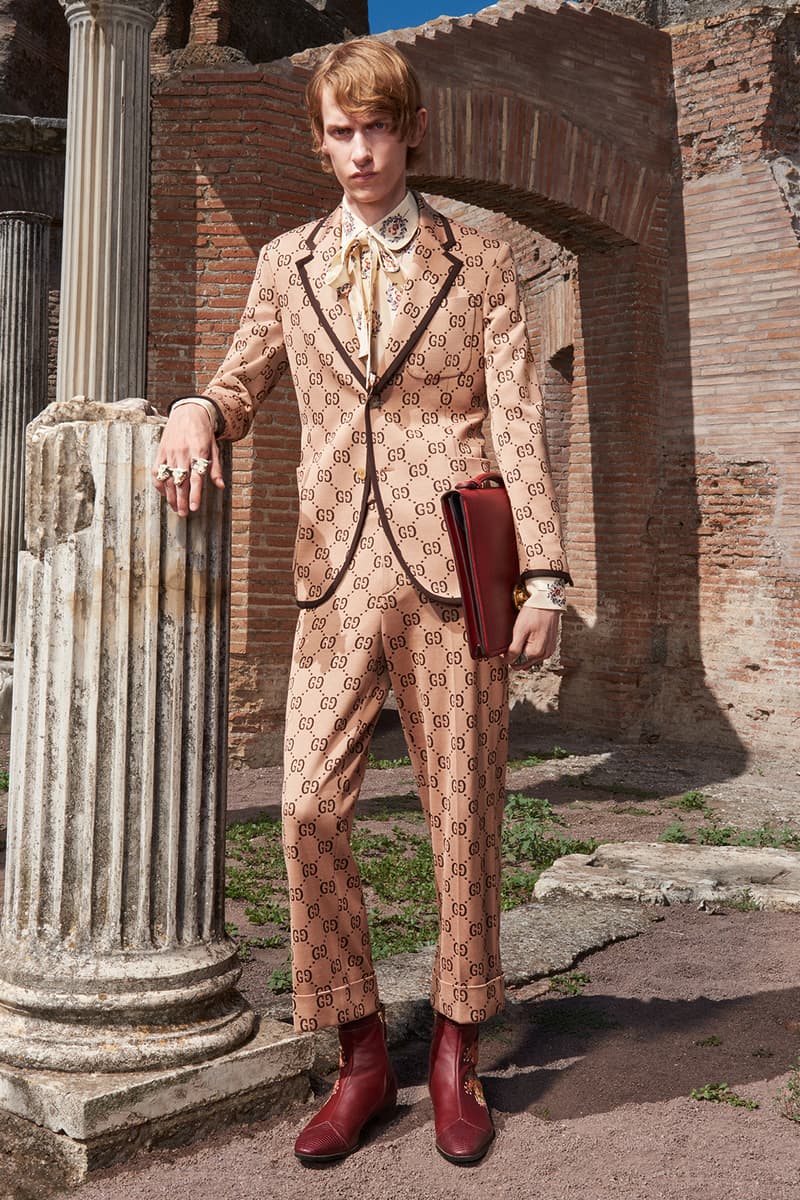 Gucci Cruise 2018 Collection Lookbook Menswear Renaissance rock n and roll