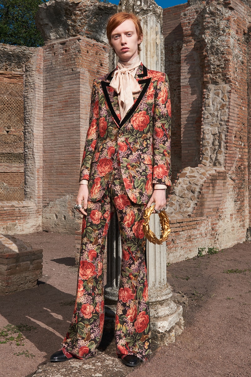 Gucci Cruise 2018 Collection Lookbook Menswear Renaissance rock n and roll