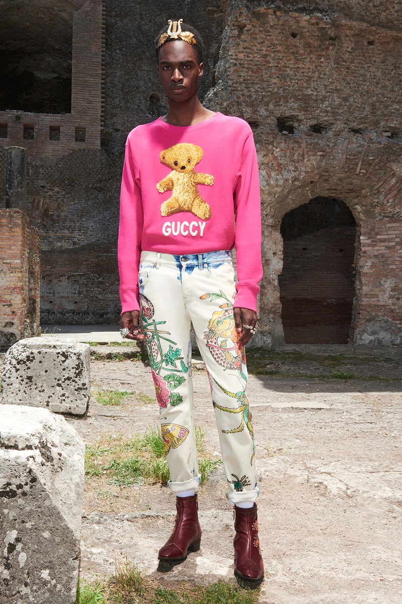 Gucci Cruise 2018 Collection Lookbook Menswear Renaissance rock n and roll