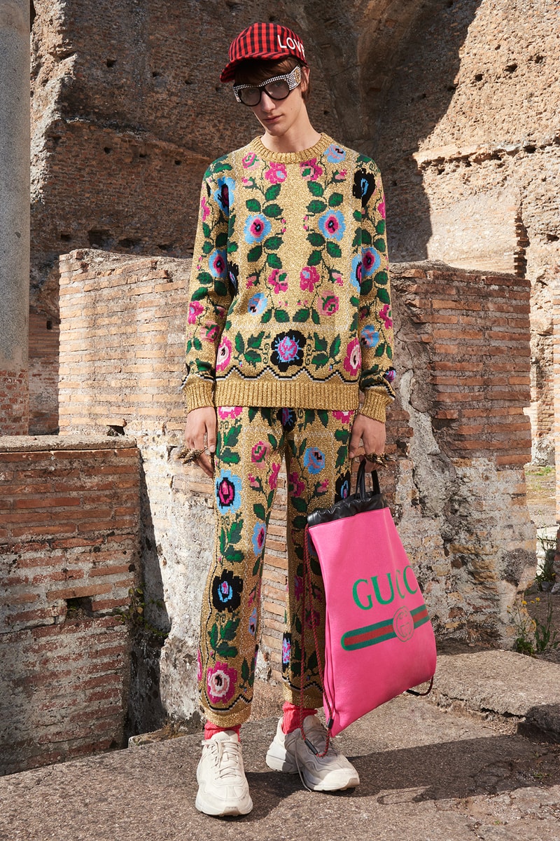 Gucci Cruise 2018 Collection Lookbook Menswear Renaissance rock n and roll