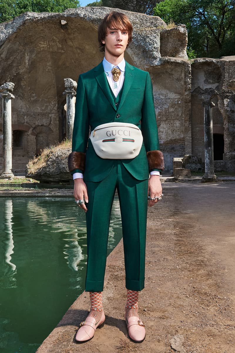 Gucci Cruise 2018 Collection Lookbook Menswear Renaissance rock n and roll
