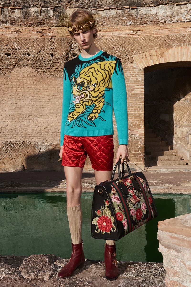 Gucci Cruise 2018 Collection Lookbook Menswear Renaissance rock n and roll