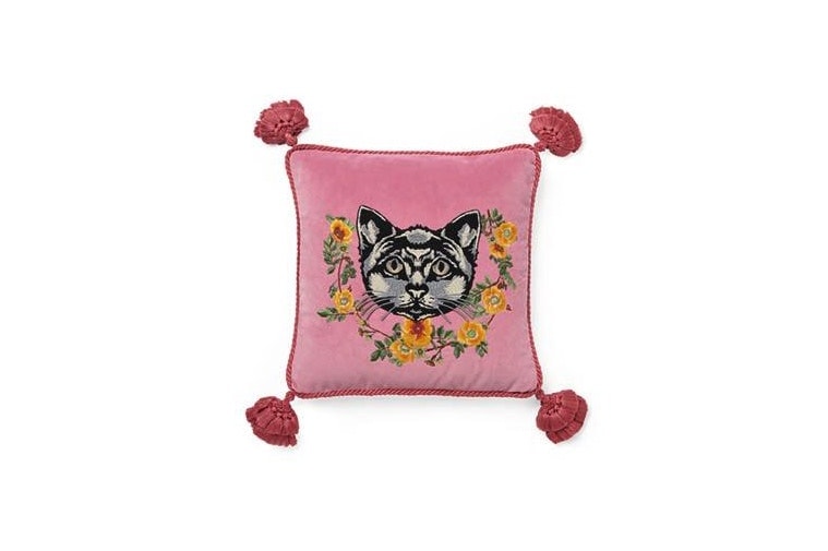 Gucci Home Decor Pillow Cushion Chair tray Candle Alessandro Michele 2017 September furniture