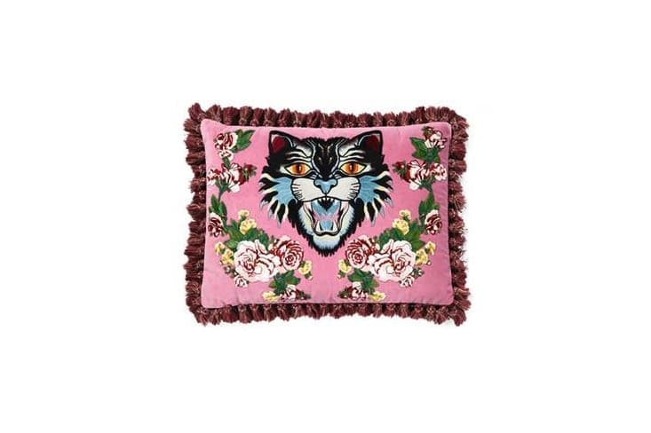 Gucci Home Decor Pillow Cushion Chair tray Candle Alessandro Michele 2017 September furniture