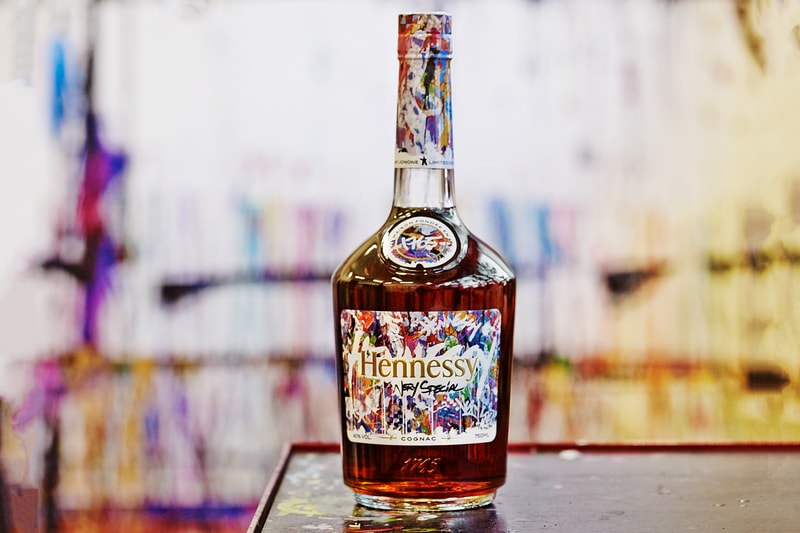 Hennessy Very Special JonOne Limited Edition Bottle Deluxe Edition Paint Can Jigger Sketch Notebook Cognac VS