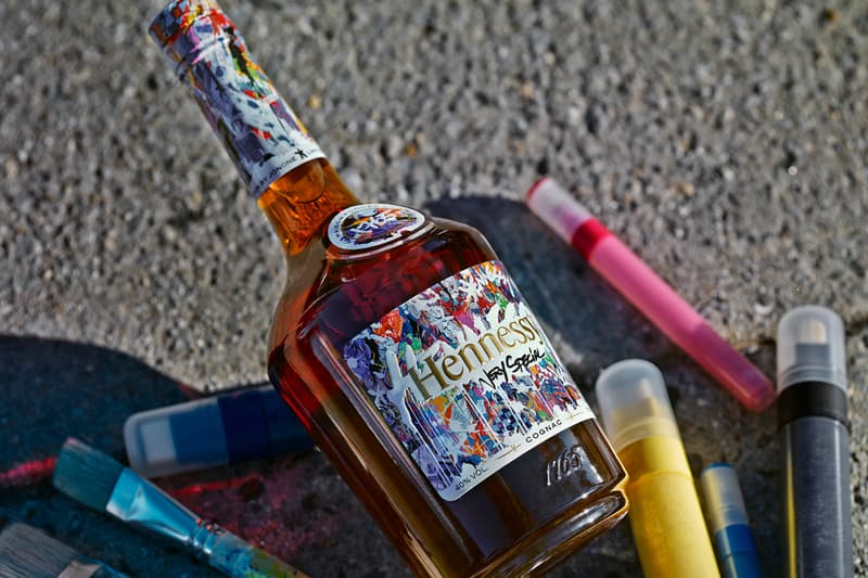 Hennessy Very Special JonOne Limited Edition Bottle Deluxe Edition Paint Can Jigger Sketch Notebook Cognac VS