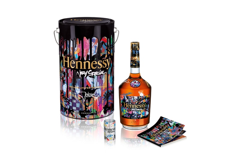 Hennessy Very Special JonOne Limited Edition Bottle Deluxe Edition Paint Can Jigger Sketch Notebook Cognac VS